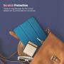 Fintie Case with Pencil Holder for iPad 8th Gen (2020) / 7th Generation (2019) 10.2 Inch - Slim Shell Hard Case with Translucent Frosted Stand Back Cover, Supports Auto Wake/Sleep, Teal