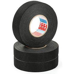 Wire Loom Harness Tape, Wiring Harness Cloth Tape, Adhesive Fabric Tape, High Temperature Resistant Automotive Wiring Harness Tape,(19 mm X 13m,3 Rolls)