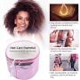 Upgrade Heating Cap for Hair Spa Beauty Steamer Nourishing Hat Hair Thermal Treatment Cap with 2 Mode Temperature Control, Bright Pink