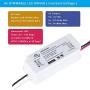Dimmable LED Driver 12V 24W Triac Dimming LED Power Supply IP67 Waterproof, LED Transformer Dimmable, Constant Voltage Transformer,120V AC Line Dimming for LED Strip Light, Under Cabinet