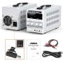 RoMech 30V 5A DC Power Supply Variable - Adjustable Switching DC Regulated Bench Power Supply (Stable Outputs, Alligator Leads & Spare Fuse Included)