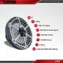 DS18 CF8 Carbon Fiber Marine Speaker - 8'', 2-Way, 450W Max, 150W RMS, 100% UV Stable, IP65 Marine Grade Specs, 4 Ohms, Integrated RGB LED Lighting - for All Elements, UTV, ATV & Jeeps (2 Speakers)