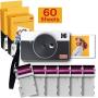Kodak Mini Shot 2 Retro Portable Wireless Instant Camera & Photo Printer - White - 60 Sheets