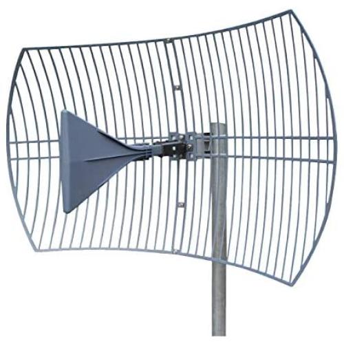 Long Range Cellular Antenna - up to 10 Miles Range | High gain Outdoor Cell Phone Booster Antenna +26db | Covers All Cellular Bands LTE, 4G, 5G Ready, GSM, 3G | Works for All Carriers | Weatherproof