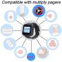 Retekess T128 Restaurant Pager System,Smart Call Button,Max 500,Wrist Pager,5 4-Key Help Alert Waterproof Call Buttons for Waiter,Customer,Caregiver