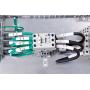 Brady Authentic (M21-187-C-342) PermaSleeve Heat Shrink Tubing for Control Panels, Electrical Panels and Wire Harness Labeling, Black on White material - Designed for BMP21-PLUS and BMP21-LAB Label Printers, .335'' Width, 7 Length