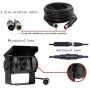 Vehicle Backup Camera - Camecho 9 Inch 4 Split Monitor Front View Rear View Camera 18 IR Night Vision Waterproof Auto Camera with 2x33 ft and 2x65ft Cables for RV, Trailer, Bus,Trucks