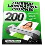 Crystal Clear 200-Pieces Universal Thermal Laminating Pouches