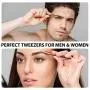 Tweezers Set, Teresa 4 Pack Professional Stainless Steel Tweezers for Women and Men, Precision Tweezers for Eyebrows Epilator Tools for Facial Hair, Ingrown Hair, Splinter, Blackhead and Tick Remover Tweezers Set, Teresa 4 Pack Professional Stainless Steel Tweezers for Women and Men, Precision Tweezers for Eyebrows Epilator Tools for Facial Hair, Ingrown Hair, Splinter, Blackhead and Tick Remover