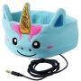 CozyPhones Kids Headphones for Girls Volume Limited with Thin Speakers & Super Soft Stretchy Headband - Perfect Toddlers & Children’s Earphones for Home, School & Travel - Mystic Unicorn