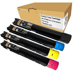Toner Tap XVC7000 Compatible with Xerox Versalink C7000 C7000DN C7000N Remanufactured for 106R03757 106R03758 106R03759 106R03760 (High Yield, 4-Pack Bundle)