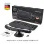 Perixx Periduo-605, Wireless Ergonomic Split Keyboard and Vertical Mouse Combo, Adjustable Palm Rest and Membrane Low Profile Keys, Black, US English Layout (11633)