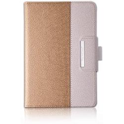 Thankscase Case for iPad Air 10.5'' (3rd Gen) / iPad Pro 10.5, Rotating Case Leather Cover with Pencil Holder, Swivel Case Bulid-in Wallet Pocket, Hand Strap for iPad Air 3rd Gen 10.5'' 2019 (Gold)