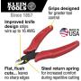 Klein Tools D275-5 Pliers, Diagonal Cutting Pliers with Precision Flush Cutter is Light and Ultra-Slim for Work in Confined Areas, 5-Inch