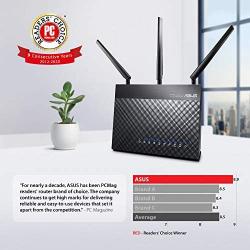 ASUS AC1900 WiFi Gaming Router (RT-AC68U) - Dual Band Gigabit Wireless Internet Router, Gaming & Streaming, AiMesh Compatible, Free Lifetime Internet Security, Adaptive QoS, Parental Control
