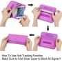 Faraday Bag, Wisdompro RFID Signal Blocking Bag Shielding Cage Pouch Wallet Case for Cell Phone Privacy Protection and Car Key FOB, Anti-Tracking, Anti-Spying Case Blocker - Purple