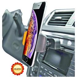 Pelotek: CD Slot Phone Mount ✮ Car Air Vent Mount ✮ Dynamic Dual Function CD Player Phone Mount Air Vent Mount ✮ Versatile Durable Universal Design Fits All Cell Phones GPS Mini Tablets Up to 6” inche