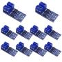 Huayao10PCS DC 5V-36V 15A(Max 30A) 400W Dual High-Power MOSFET Trigger Switch Drive Module 0-20KHz PWM Adjustment Electronic Switch Control Board Motor Speed Control Lamp Brightness Control