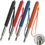 Fivebop 4Pack Telescopic Teachers Pointer Extenable Stainless Steel Hand Pointer Stick Retractable Teaching School Office Whiteboard Handheld Pointer with Anti-Slip Grip & Felt Nib, Extends to 39''-B