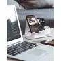 Bestand3 in 1 Apple iWatch Stand, Airpods Charger Dock, Phone Desktop Tablet Holder for Airpods, Apple Watch/ iPhone X/8 Plus/8/ 7 Plus/ iPad, Silver(Patenting, Airpods Charging Case NOT Included)