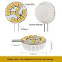 Kohree G4 LED Bulb 12V AC/DC Bi-Pin Base Ceiling Recessed Puck Light Bulb LED Replacement Halogen Bulb 20W Equivalent for RV Camper Trailer Motorhome 5th Wheel, Marine Boat (2 Watt, Warm White) 4 Pack
