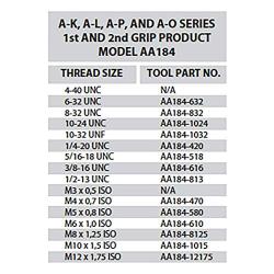 AVK Industrial AA181-518 Expandable Tool, Thread Size 5/16-18, Black