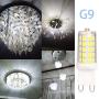 G9 LED Bulb Daylight 4W, 40W T4 G9 Halogen Equivalent,6000K 120V No-Flicker, Chandelier Lighting 450LM Non-Dimmable (5 Pack) by BAOMING