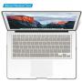 IBENZER MacBook Air 11 Inch Case Model A1370 A1465, Soft Touch Plastic Hard Shell Case Bundle with Keyboard Cover for Apple Laptop Mac Air 11, Gray, A11GY+1