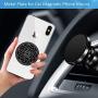 Mount Metal Plate 5 Pack, Universal Metal Disc Replacement with Strong Adhesive for Magnetic Cell Phone Car Mount GPS Holder 5 Round