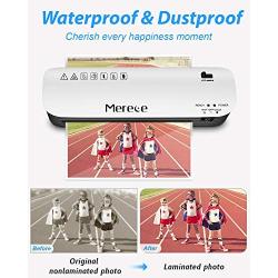 Merece Laminator - 4 in 1 A4 Thermal Laminator Machine, Personal Laminator for Home Use School Teachers Office Card Classroom, 9 Inches Small Hot Cold Lamination Machine with 30 Laminating Pouches