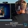 Logitech BRIO Ultra HD Webcam for Video Conferencing, Recording, and Streaming - Black