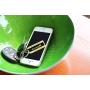 Dynotag Web Enabled Smart Keychain Tag with DynoIQ & Lifetime Recovery Service. Deluxe Coated Steel, with Steel Key Ring