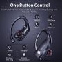 VEATOOL Wireless Earbuds Bluetooth Headphones 48hrs Playtime Sport Earphones with LED Display TWS Stereo Deep Bass Ear Buds with Earhooks Waterproof in-Ear Built-in Mic Headset for Running Workout