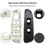 Window Switch Bezel Fits for Dodge Ram 1500 2500 3500 2002-2010, Driver Passenger Side Master Panel Door Taupe OEM Replacement 5HZ71XDVAD 5HZ71XDVAE 68171680AA 56049805AB 641-00653L