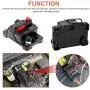 Erayco 200 Amp Circuit Breaker with Manual Reset for Car Marine Trolling Motors Boat ATV Manual Power Protect for Audio System Fuse, 12V-48VDC, Waterproof (200A)