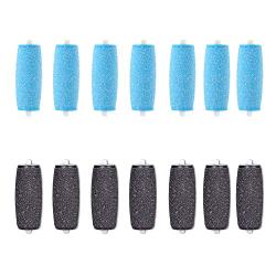 7 Extra Coarse & 7 Regular Coarse Replacement Roller Refill Heads Compatible With Pefect Electronic Foot File