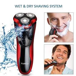 FARI Electric Shaver Razor for Men, Waterproof Shaving Razors with Pop-up Trimmer, Wet