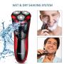 FARI Electric Shaver Razor for Men, Waterproof Shaving Razors with Pop-up Trimmer, Wet