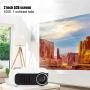 Mini Handheld Projector,Mini Portable Projector Household Projector … (Black and White)