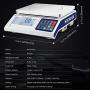 Counting Scale for Parts and Coins | 66lb x 0.0011lb | 30kg/0.5g | Precision Electronic Digital Gram Scale Industrial Scale Lab Industrial Counting and Weighing(Without Battery and RS232 Data Cable)