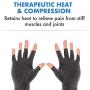 Pivit Arthritis Gloves | Compression Glove for Rheumatoid, Osteoarthritis | Heat Hand Gloves for Computer Typing, Arthritic Joint Pain Relief, Carpal Tunnel | Men, Women | Open Finger Thumb (Medium)