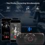 Bluetooth Handsfree Speakerphone for Cell Phone, NETVIP Wireless Car Kit Music Player Adapter with Back-Clip Portable Bluetooth Speaker for Home/Sport/Outdoor, Work with Siri/Google Assistant/TF Card