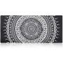iLeadon Desk Pad Protector, Large Gaming Mouse Pad 35.1 x 15.75-inch 2.5mm Thick, Cute Desk Decor, Office Desk Writing Pad with Non-Slip Rubber Base for Home Office Work Accessories, Black Mandala