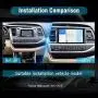 SYGAV Car Stereo for 2014-2019 Toyota Highlander Android Radio with Carplay Android Auto 10.2 Inch Touch Screen GPS Navigation Head Unit