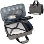 BGTREND Projector Case, Projector Bag Compatible with Most Major Projectors with Accessories Storage Pockets, Grey (Bag Only)