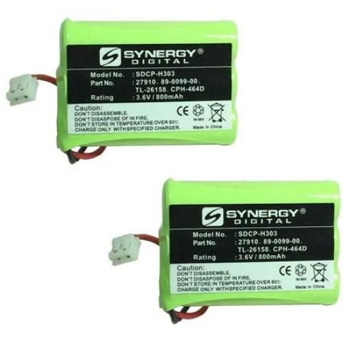 Lenmar CBD958 Cordless Phone Combo-Pack Includes: 2 x SDCP-H303 Batteries