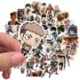 Japanese Manga Attack on Titan Stickers for Water Bottles 50 Pack Cute,Waterproof,Aesthetic,Trendy Stickers for Teens,Girls Perfect for Waterbottle,Laptop,Phone,Travel Extra Durable Vinyl (Attack on Titan)