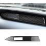 Car Styling Carbon Fiber Interior Car Dashboard Decoration Strip Center Console Custom 3D Sticker for Ford Mustang 2015 2016 2017 2018 2019 Accessories (1 Piece-Black)