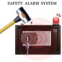 TIGERKING Personal Safe Security Digital Lock Box Key Combination Code Safe Box Steel Money Box Electronic Small Safes for Home, Office, Hotel