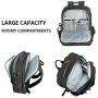KROSER Laptop Backpack Large Computer Backpack Fits up to 17.3 Inch Laptop with USB Charging Port Water-Repellent School Travel Backpack Casual Daypack for Business/College/Women/Men-Charcoal Black